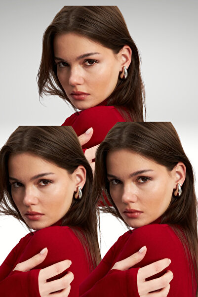 Ladima Women's Burgundy 3-Piece Finger Detailed Bodysuit