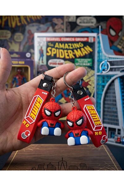 MY LOVE ÇİÇEKÇİLİK Marvel Örümcek Adam Anahtarlık 1 Adet