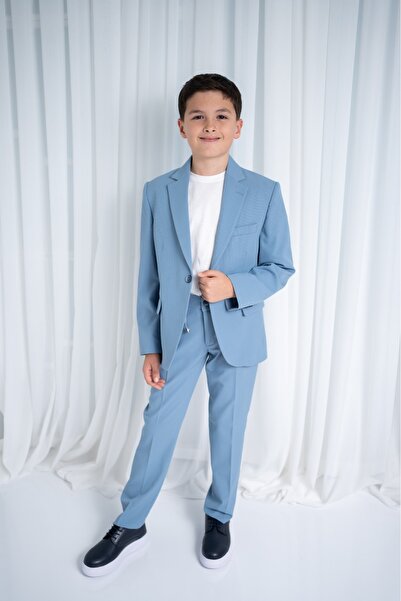 SENİOR Boys' Gofre Jacketed Sports Suit