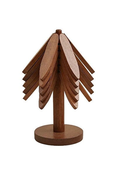 Flippy Flippy Hot Pot Holder, Bamboo, Thermal Insulation, 21 x 13.5 cm, Dark ...