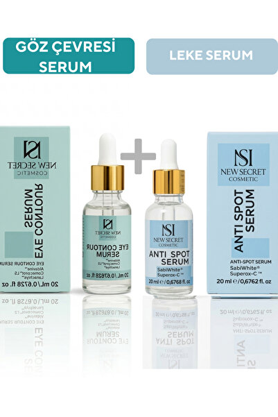New Secret Göz Altı Morluk Karşıtı & Leke Karşıtı Serum Seti – Aydınlatıcı & ...