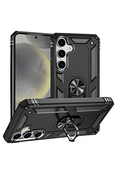 zore Galaxy S25 Plus Case Seko Vega Cover - Black