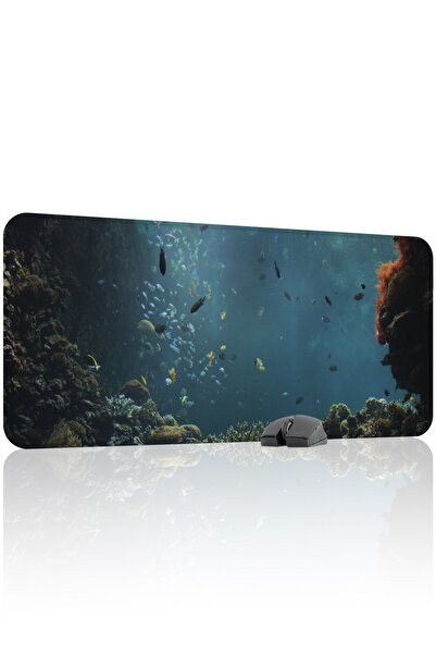 mousepad bastir Υποβρύχιο αντιολισθητικό ραμμένο λαστιχένιο mousepad gaming V...