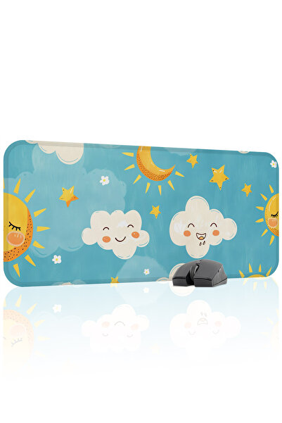 mousepad bastir Παιδικό αντιολισθητικό ραμμένο λαστιχένιο mousepad V5 - 70x30...