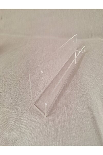 St Morritz Şeffaf Pleksi Plak Standı 4cm x 30cm, 3mm kalınlık, dekor kullanım...