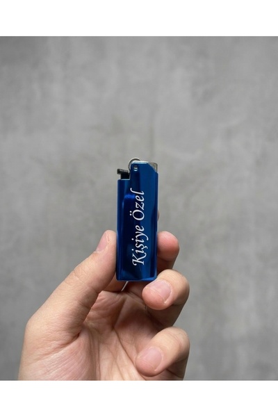 TuranlarLazer Turanlar Lazer Kişiye Özel İsim Yazılı Metal Gövdeli Çakmak