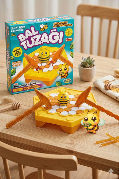 Venus Oyuncak Honey Trap Bee Dropping Game - Logic and Strategy for Kids