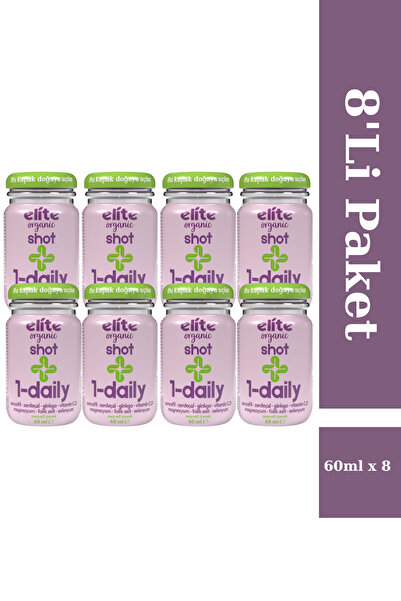 Elite Naturel Daily Shot Fonksiyonel 8'Li İçecek | Zencefil, Zerdeçal, Folik ...