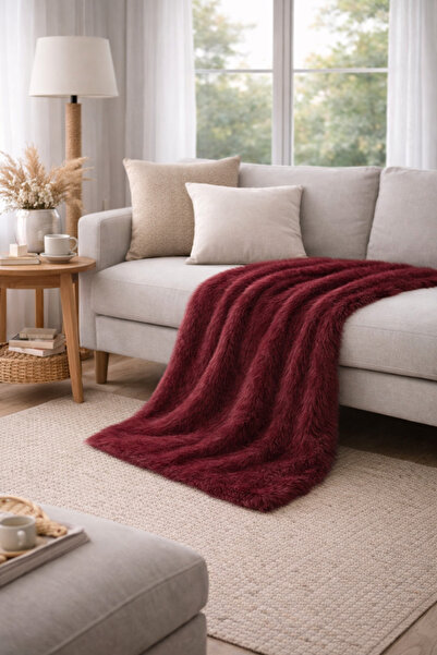 EYPRICH غطاء كنبة - غطاء تلفزيون - غطاء سرير - قماش سويدي ناعم من الفرو 155x1...