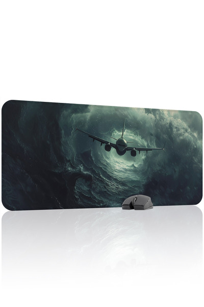 mousepad bastir Airplane Non-Slip Stitched Rubber Gamer Mousepad V2 - 90X40 X...