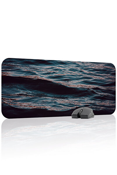 mousepad bastir لوحة ماوس ألعاب مطاطية مخيطة ومضادة للانزلاق من Ocean V3 - 70...