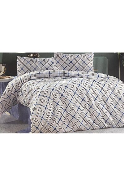 ROYAM Golden Home Cotton Double Boxed Duvet Cover Set Esmeralda Beige