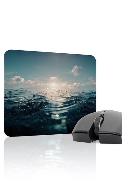 mousepad bastir Αντιολισθητικό ραμμένο λαστιχένιο mousepad για gaming Ocean V...