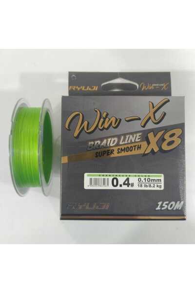 RYUJI Wınx X8 150 MT Açık Yeşil İp Misina - 0,10 MM