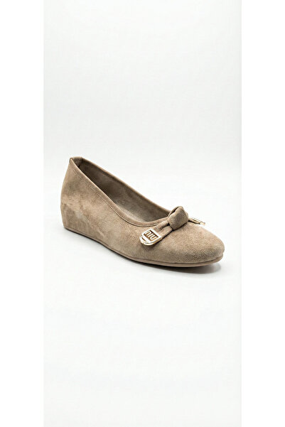 Ustalar Ayakkabı Çanta Ten Suede Women's Ballerinas 319.151-507