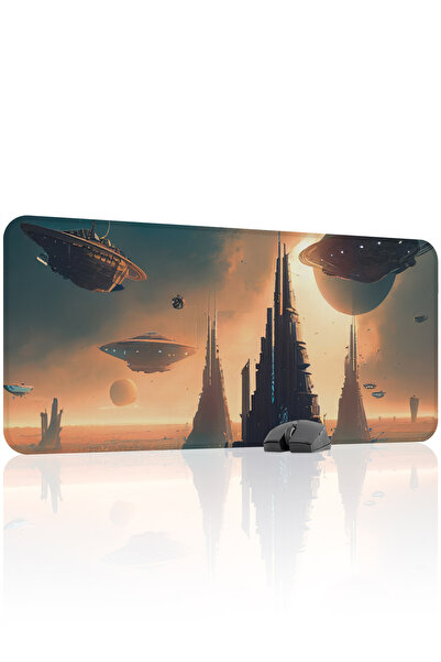 mousepad bastir لوحة ماوس ألعاب مطاطية مخيطة ومضادة للانزلاق من Star Galaxy V...