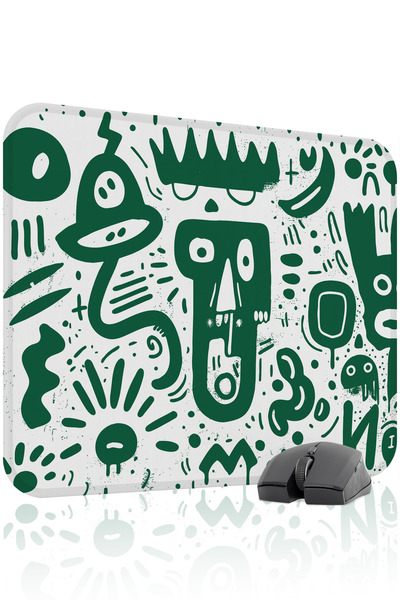 mousepad bastir لوحة ماوس ألعاب مطاطية مخيطة ومضادة للانزلاق V4 - 48X40 XL لو...