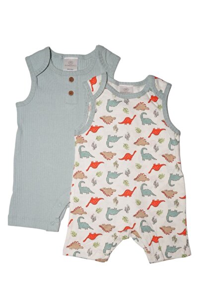 Bambimici -Athena 2-Piece Sleeveless Printed Baby Body Suit - Multicolor, 03M...