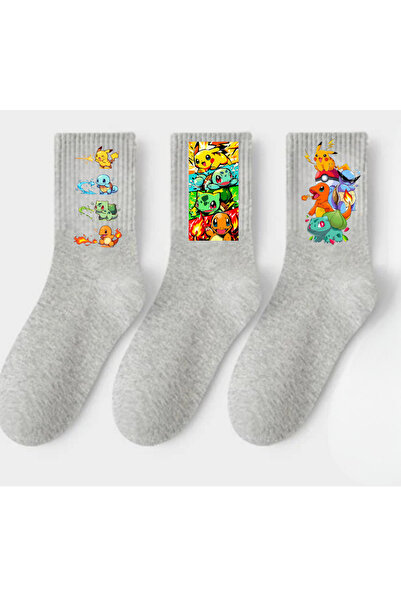 Tubinyoo Pokemon Printed School Socks