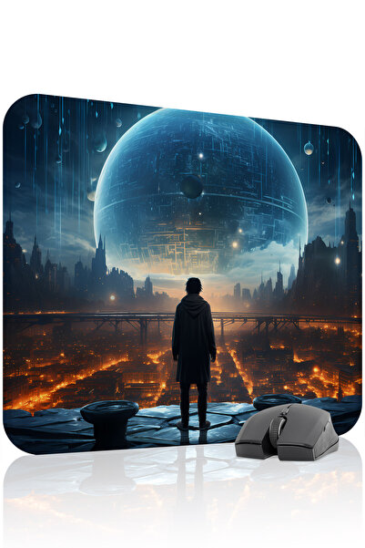 mousepad bastir لوحة ماوس ألعاب مطاطية مخيطة ومضادة للانزلاق من Star Galaxy V...