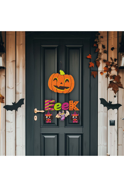 OEM Halloween decoration - pumpkin - hanging - 45 x 23 cm