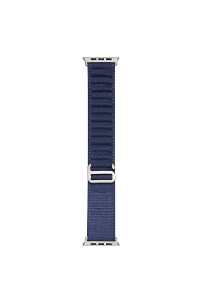 zore Watch Ultra 49mm SEKO Band-74 Hasır Kordon-Lacivert