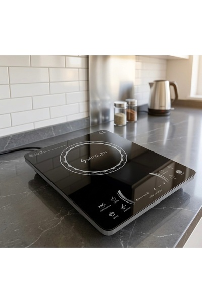 Ocaklar Minisan MNS-ALP220 Yeni Nesil İndüksiyonlu Ocak 2000W Dokunmatik Kont...