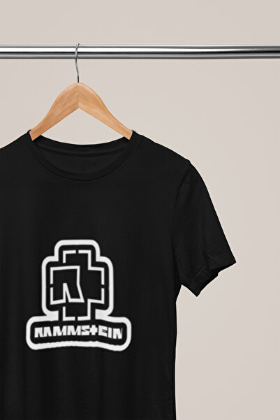 MG Rammstein Printed Crewneck Cotton Oversize Fit Unisex Short Sleeve Tshirt