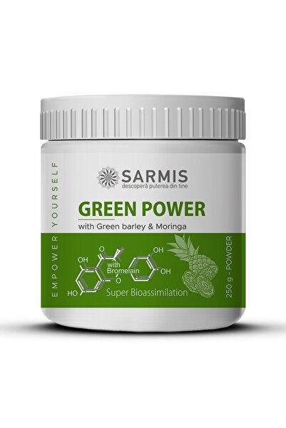 Sarmis Evolution Green Power cu Bromelaină - pulbere - 300 g |   Supliment pe...