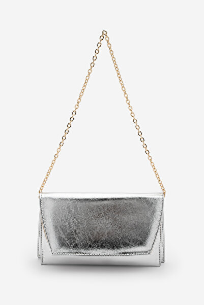 Marjin Women's Double-Eyed Gold Chain Magnet Closure Evening Dress Hand and S...