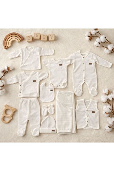 Heianmono Kids 10-Piece Newborn Hospital Release Baby Set (100% Cotton)