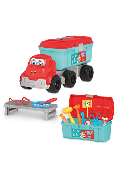 Sayıcı Kids Doktor Setli Oyuncak Tır | Medikal Oyun Seti +3 Yaş | Çocuklar İç...