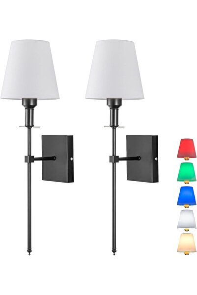 Generic Retor Style Wall Lights with Remote Control, Decorative Style Wall Li...