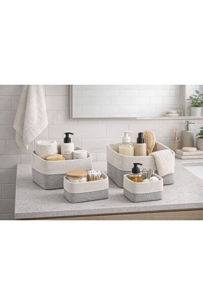 Meris Home 4'LÜ KEÇE ORGANİZER