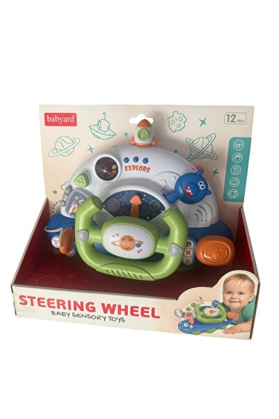 ADIRI SHOP Volan Interactiv cu Sunete și Lumini – Jucărie senzorială Bebeluș,...