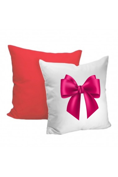 MARİ Personalized pillow "bow" red