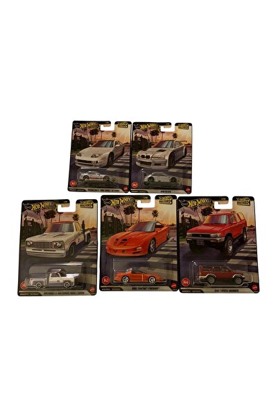 HOT WHEELS Premium Boulevard 5'li Set #141-144 | BMW M3 GTR | Metal/Metal Rea...