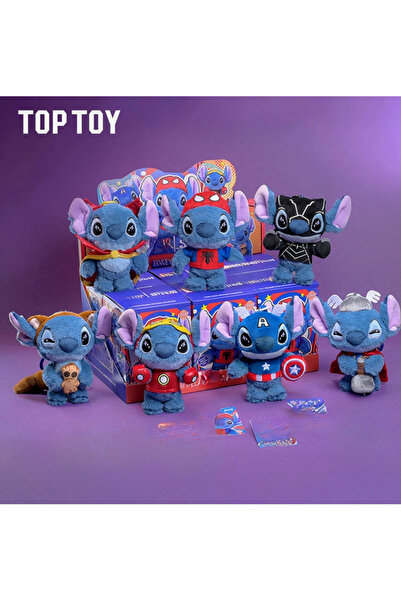 WUNİT Stich Çocuklar İçin SüperKahramanlar Peluş Oyuncak Figürü