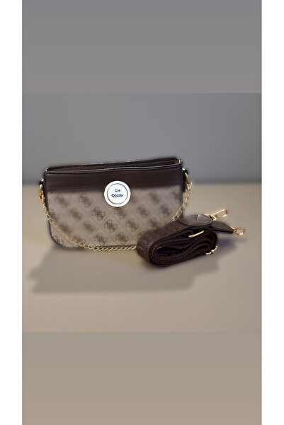 Gözde Mağazacılık Women's Hand Shoulder Bag with Column and Chain Strap
