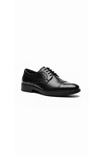 Forelli 1703-g Apron Black Genuine Leather Men's Shoes