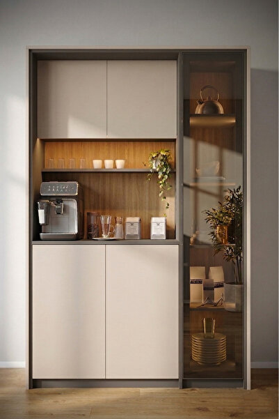 Avex Home Premium Serisi | Oriva Kahve Köşesi, Servis Barı, Çok Amaçlı Dolap ...