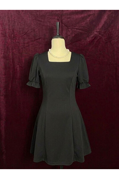 Sue Butik Prenses Kesim Mini Elbise