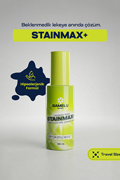 GAMELU PROTECT StainMax+ Leke Çıkarıcı Sprey, 100 ML Seyahat Boyu , Yağ Lekes...
