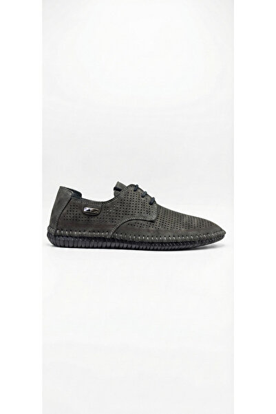 Ustalar Ayakkabı Çanta Grey nubuck men's genuine leather shoe 719.177