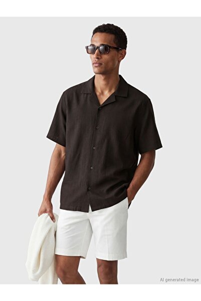LC Waikiki Regular Fit Krinkle Men's Shirt