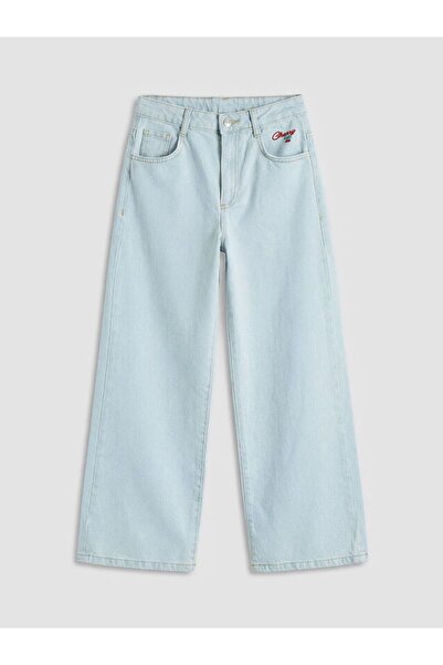 LC Waikiki Κεντητό κοριτσίστικο τζιν παντελόνι