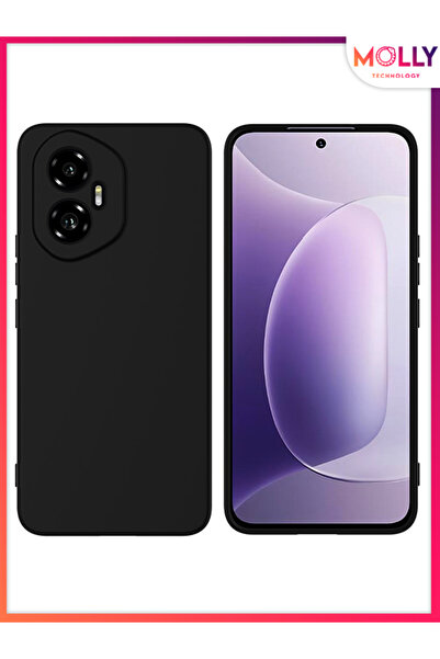 Molly Black Liquid Inside Velvet Matte Silicone Case for Honor 300