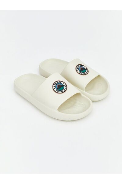 LC Waikiki Printed Single Striped Men's Slippers