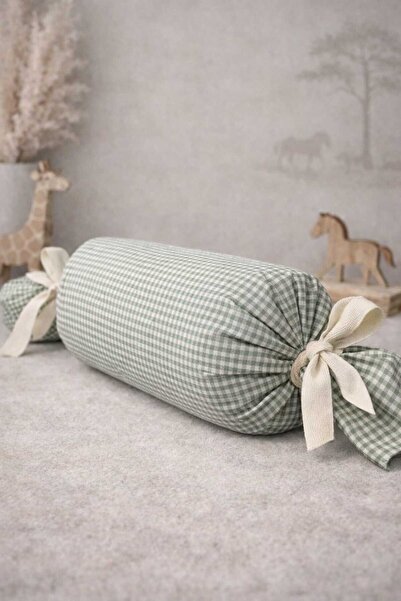 Tly Home Textiles Pötikareli Bebek ve Çocuk Odası Dekoratif Silindir Yastık -...