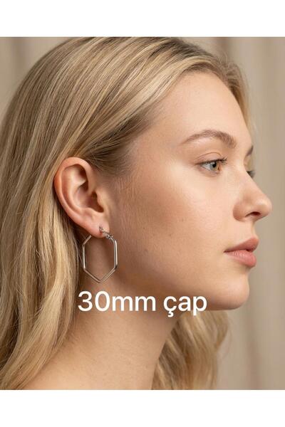 Mutenaura 316L Stainless Steel Hoop Earrings (30-35-45-70 mm)